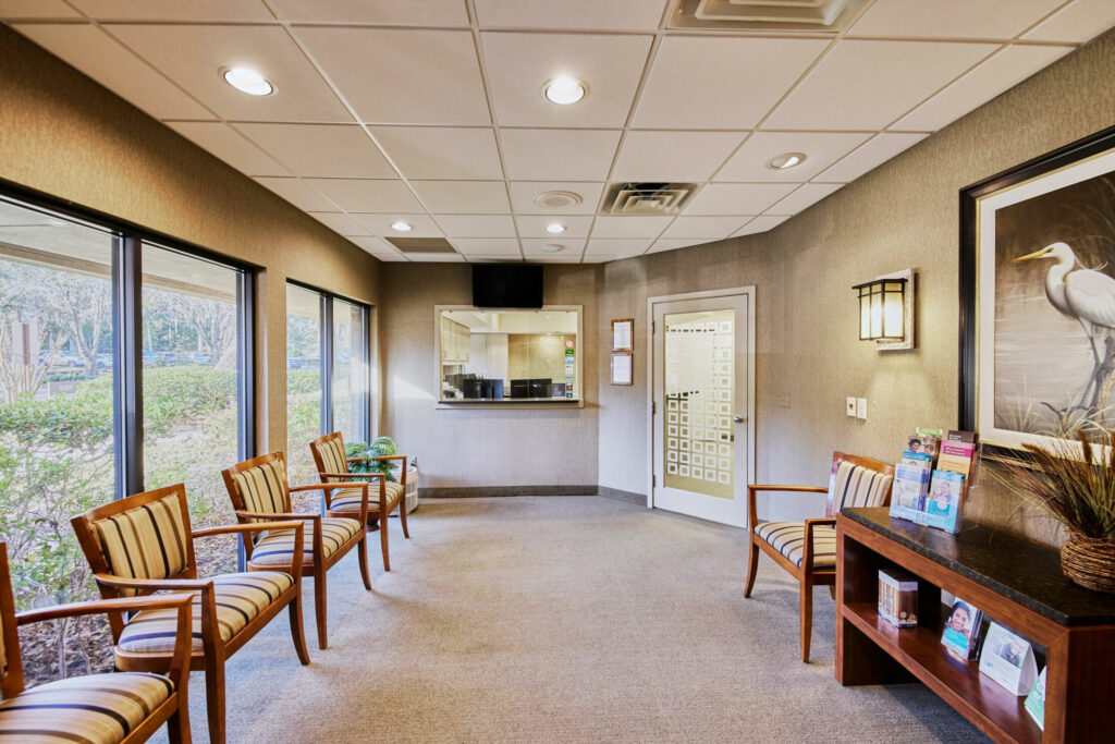 orange park dentist waiting room